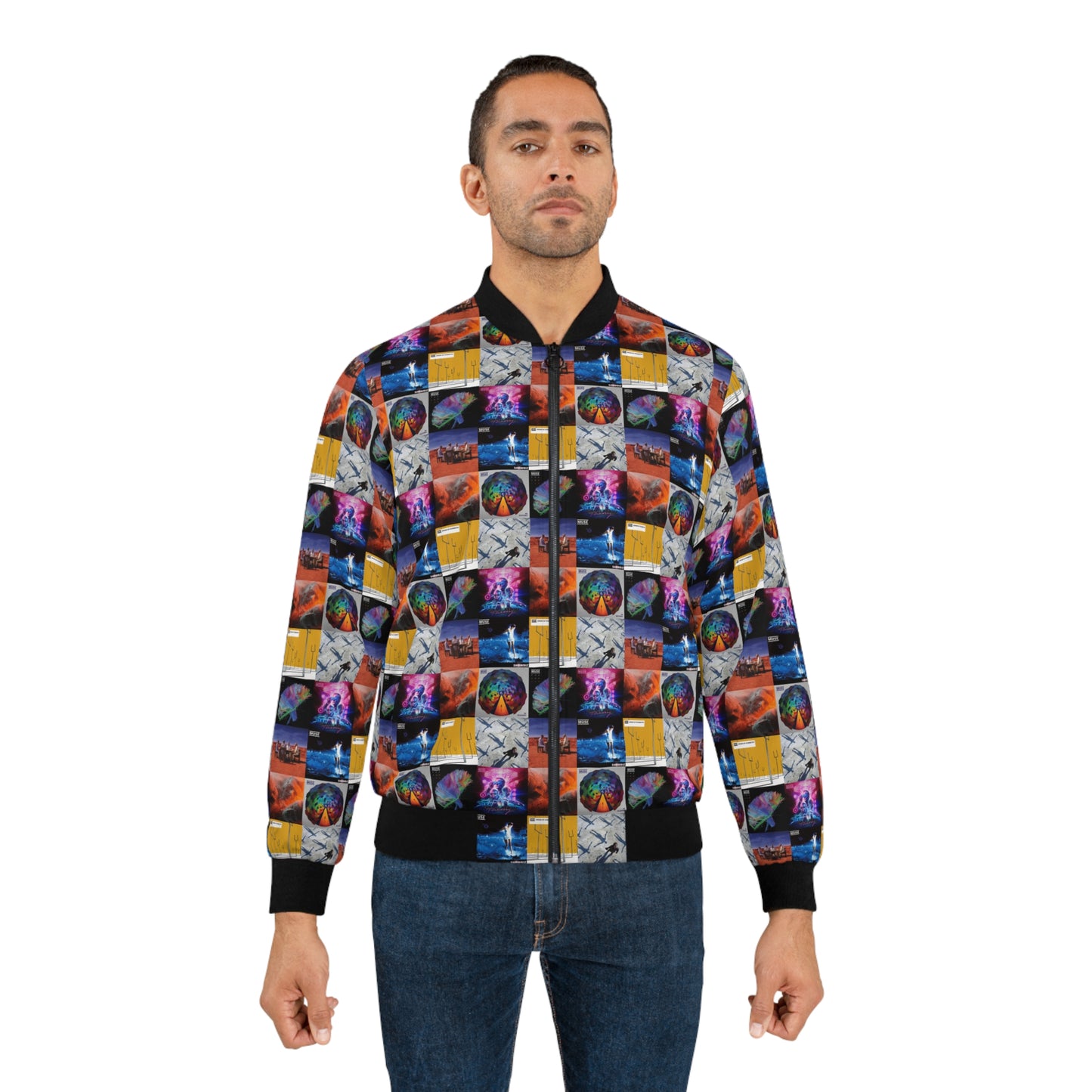 Muse Album Cover Collage Men's Bomber Jacket