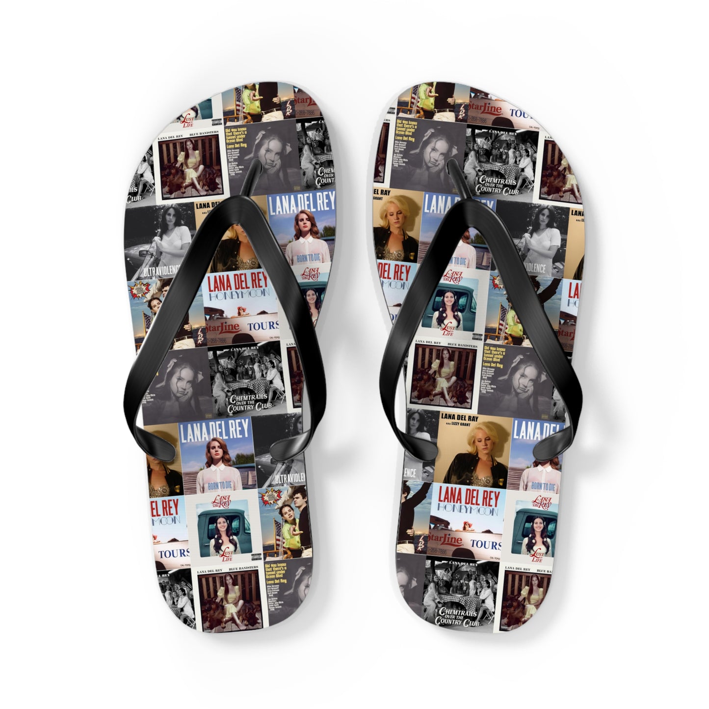 Lana Del Rey Album Cover Collage Flip Flops