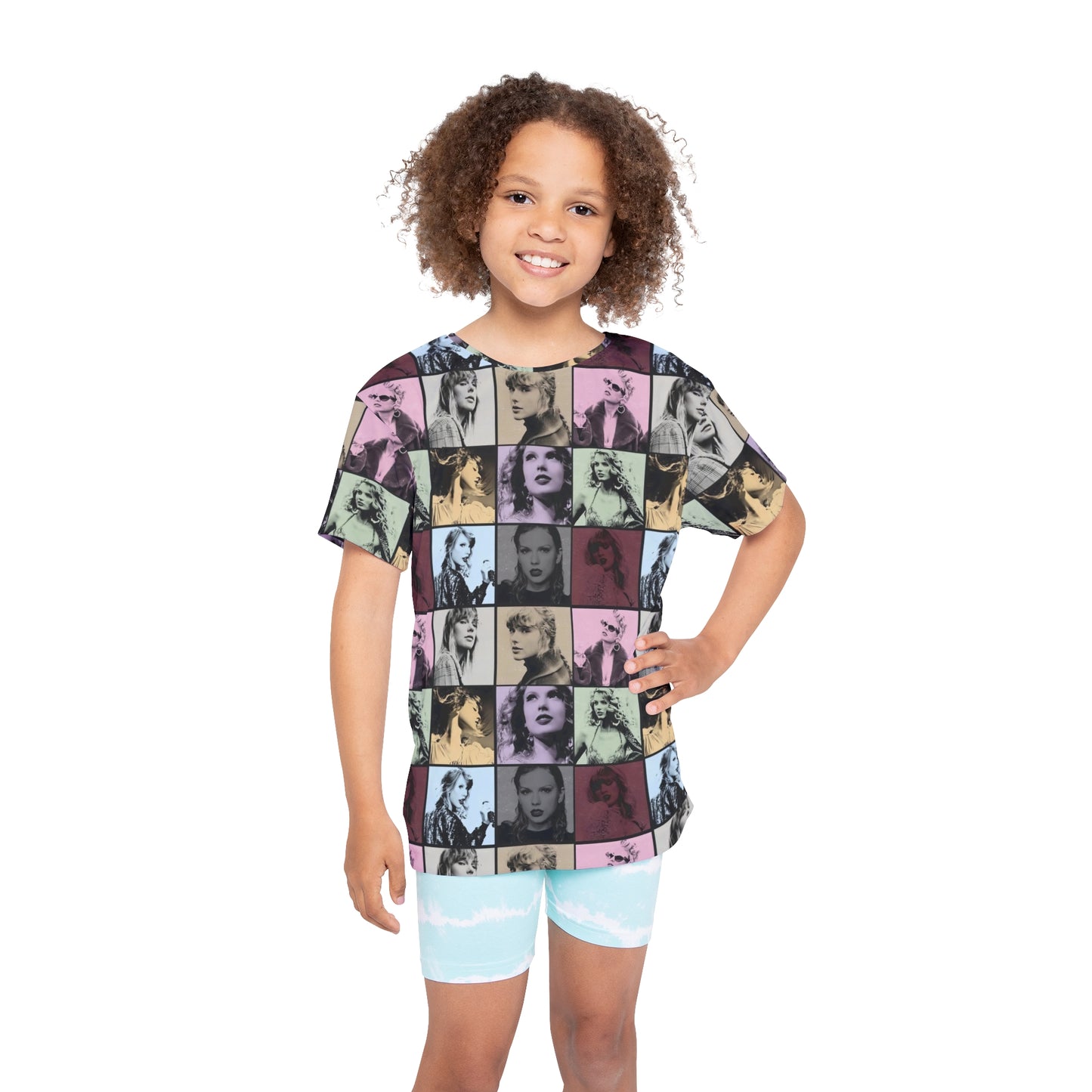 Taylor Swift Eras Collage Kids Sports Jersey