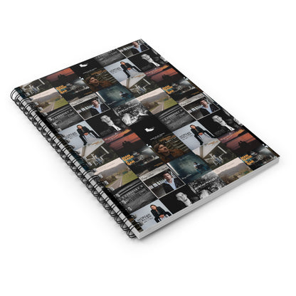 Morgan Wallen Album Cover Collage Spiral Notebook - Ruled Line