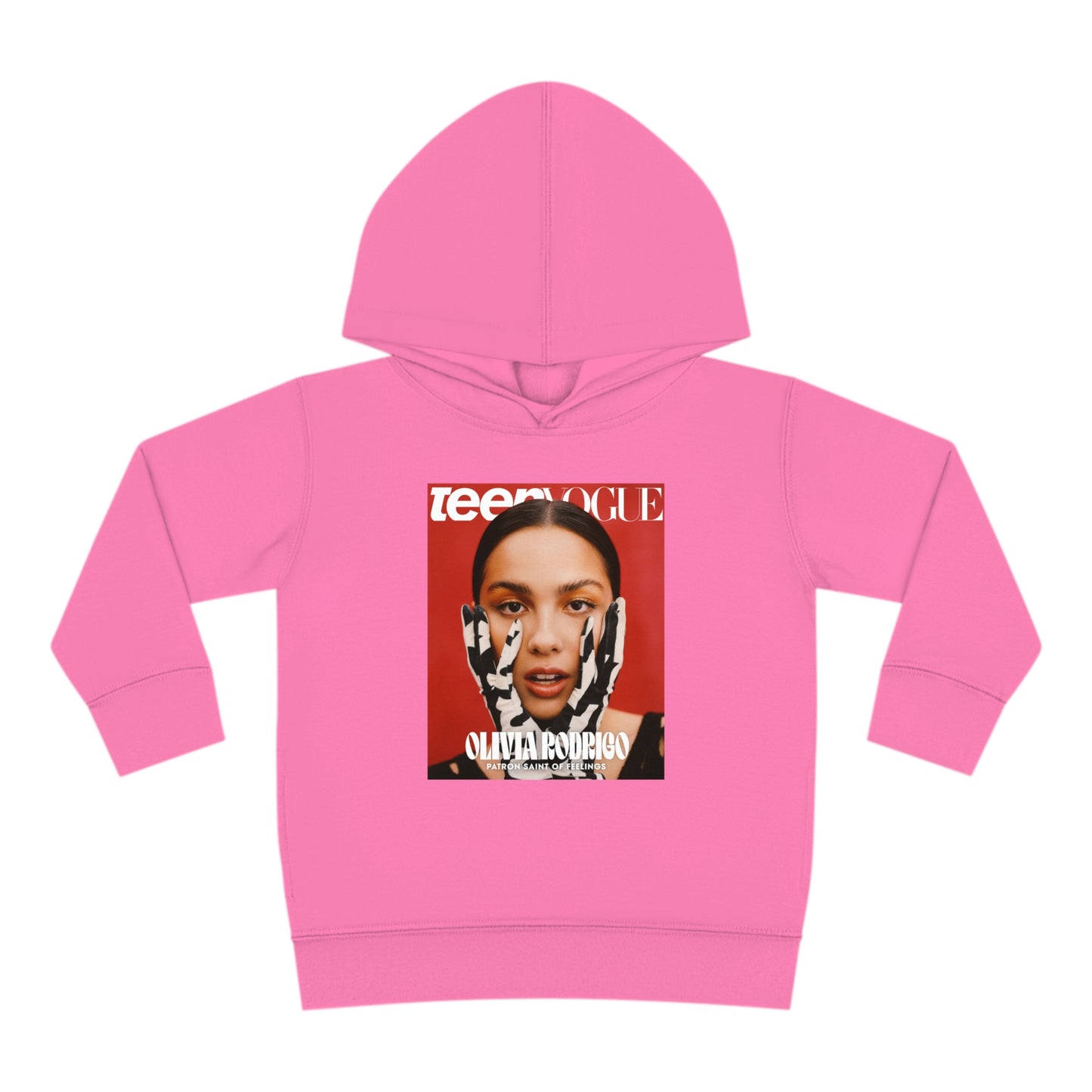 Olivia Rodrigo Teen Vogue Magazine Cover Toddler Pullover Fleece Hoodie