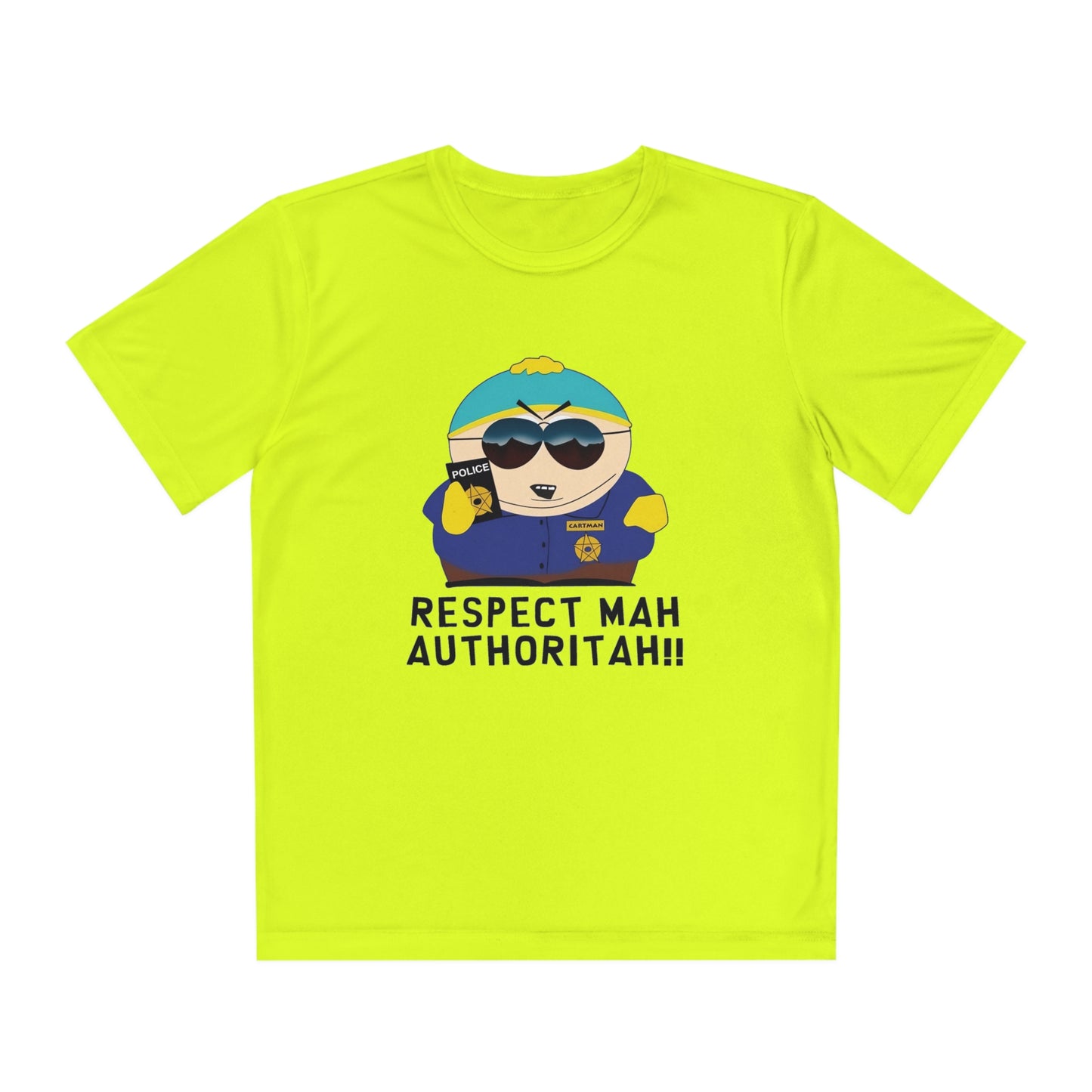 South Park Cartman Respect Mah Autheritah! Youth Competitor Tee