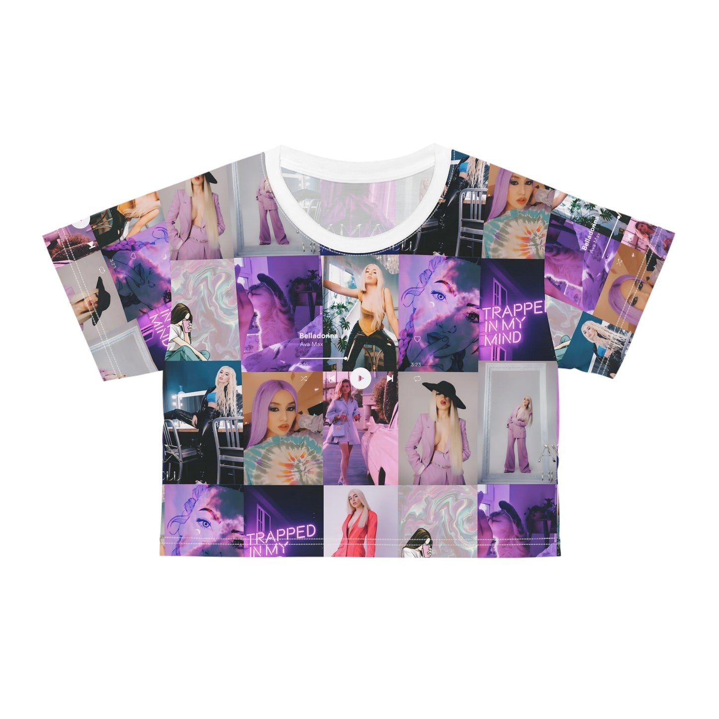 Ava Max Belladonna Photo Collage Crop Tee