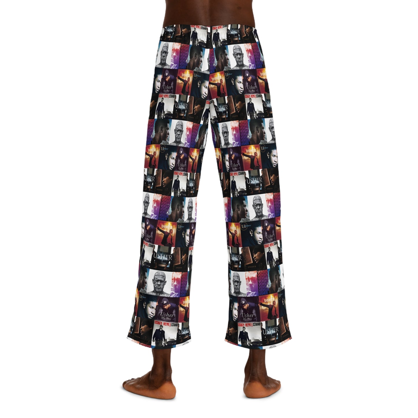 Usher Album Cover Art Mosaic Men's Pajama Pants