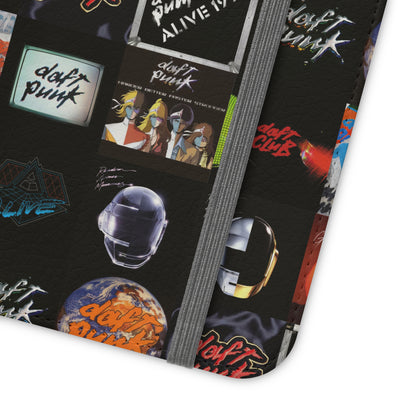 Daft Punk Album Cover Art Collage Phone Flip Case