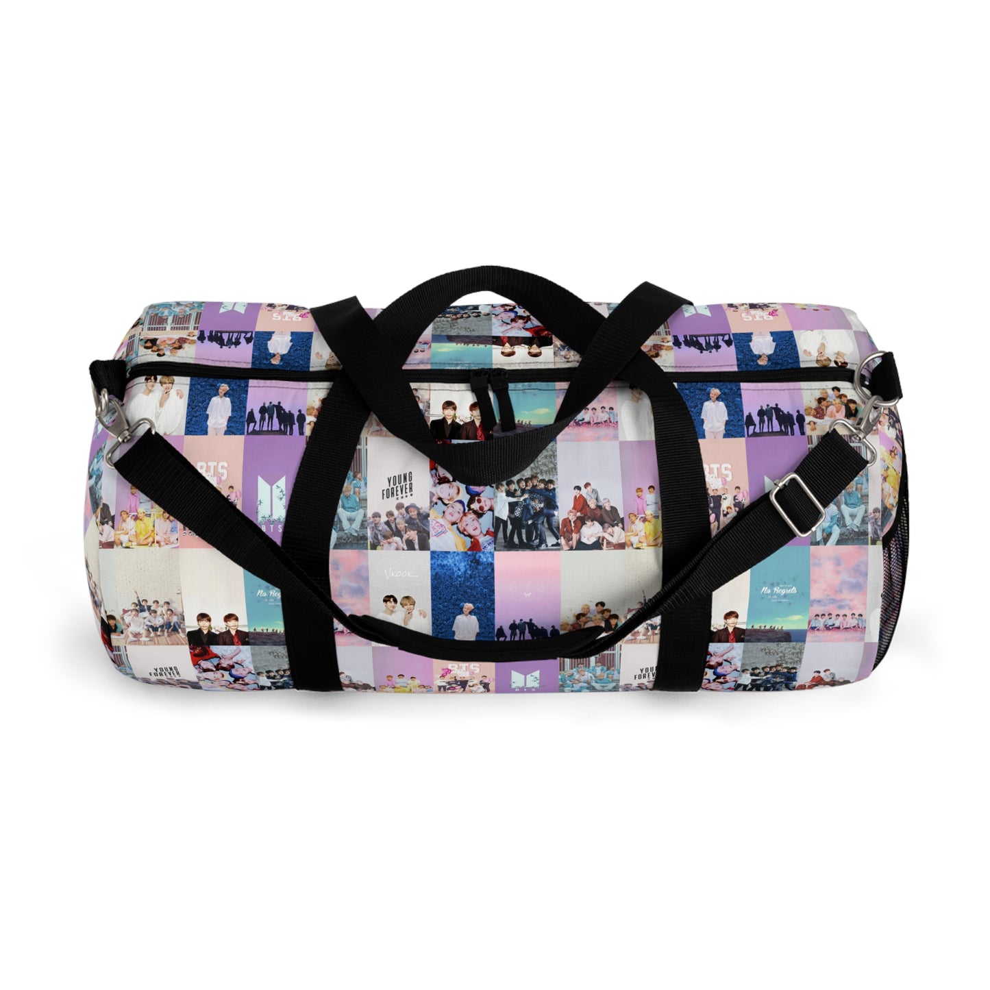 BTS Pastel Aesthetic Collage Duffel Bag