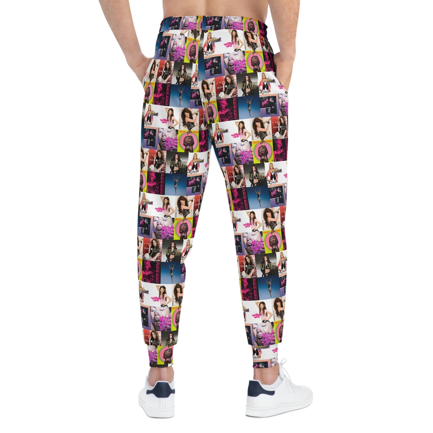 Miley Cyrus Album Cover Collage Athletic Jogger Sweatpants