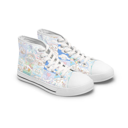 Cinnamoroll Cartoon Collage Women's High Top Sneakers