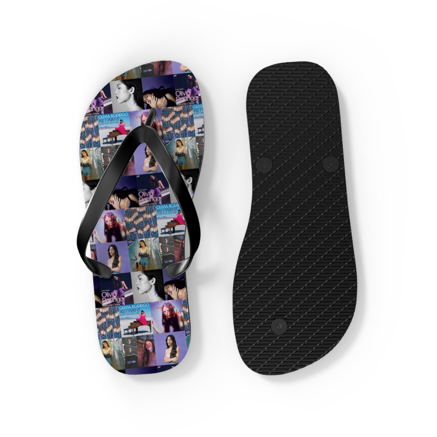 Olivia Rodrigo Album Cover Art Collage Flip Flops