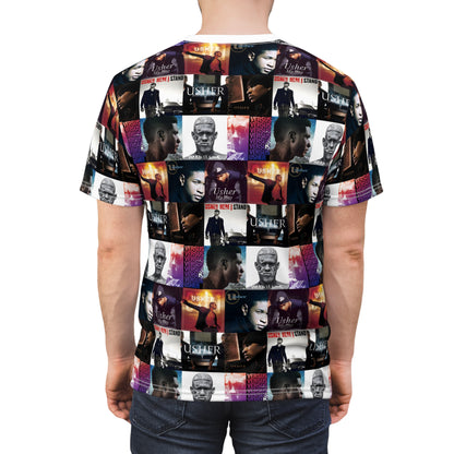 Usher Album Cover Art Mosaic Unisex Cut & Sew Tee