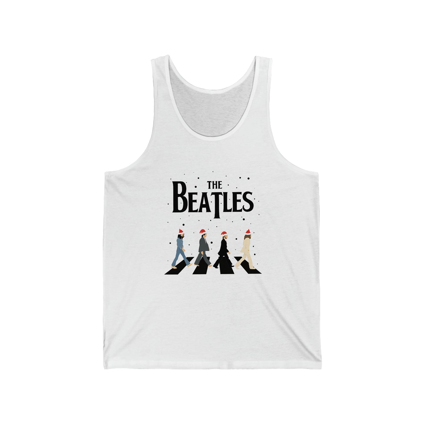 The Beatles Abbey Road Santas Unisex Jersey Tank