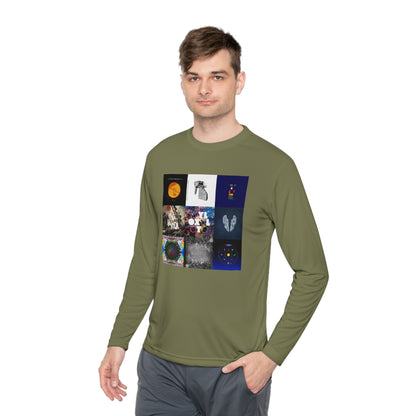 Colplay Album Cover Collage Unisex Lightweight Long Sleeve Tee