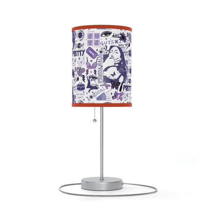 Olivia Rodrigo Guts Tour Collage Lamp on a Stand