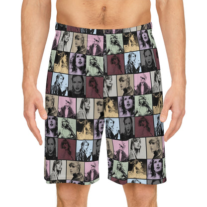 Taylor Swift Eras Collage Basketball Shorts