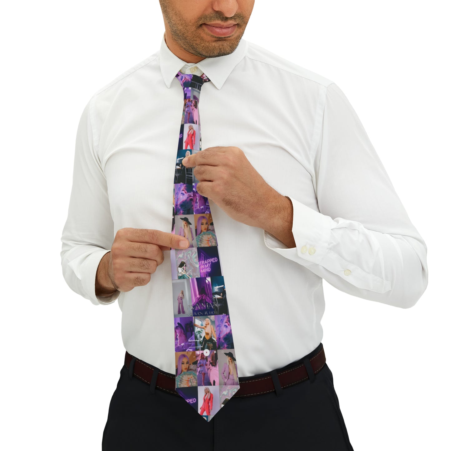 Ava Max Belladonna Photo Collage Necktie