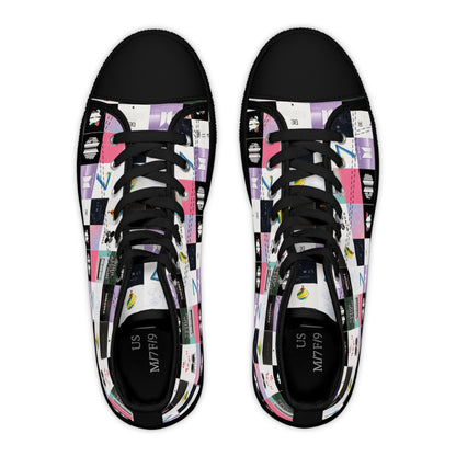 BTS Album Cover Art Collage Women's High Top Sneakers