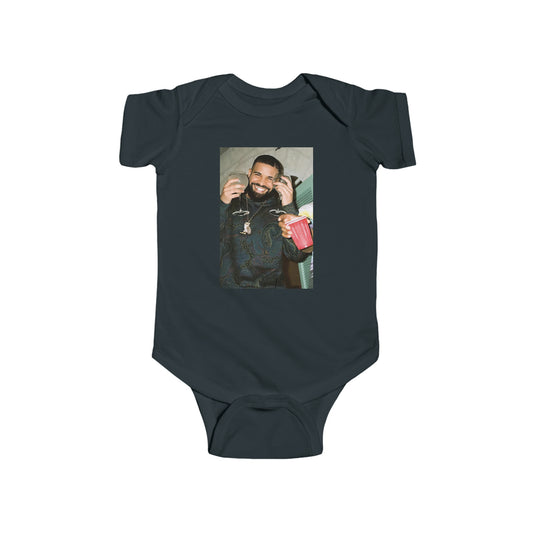 Drake Happy And Drinking Infant Bodysuit Onesie