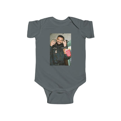 Drake Happy And Drinking Infant Bodysuit Onesie