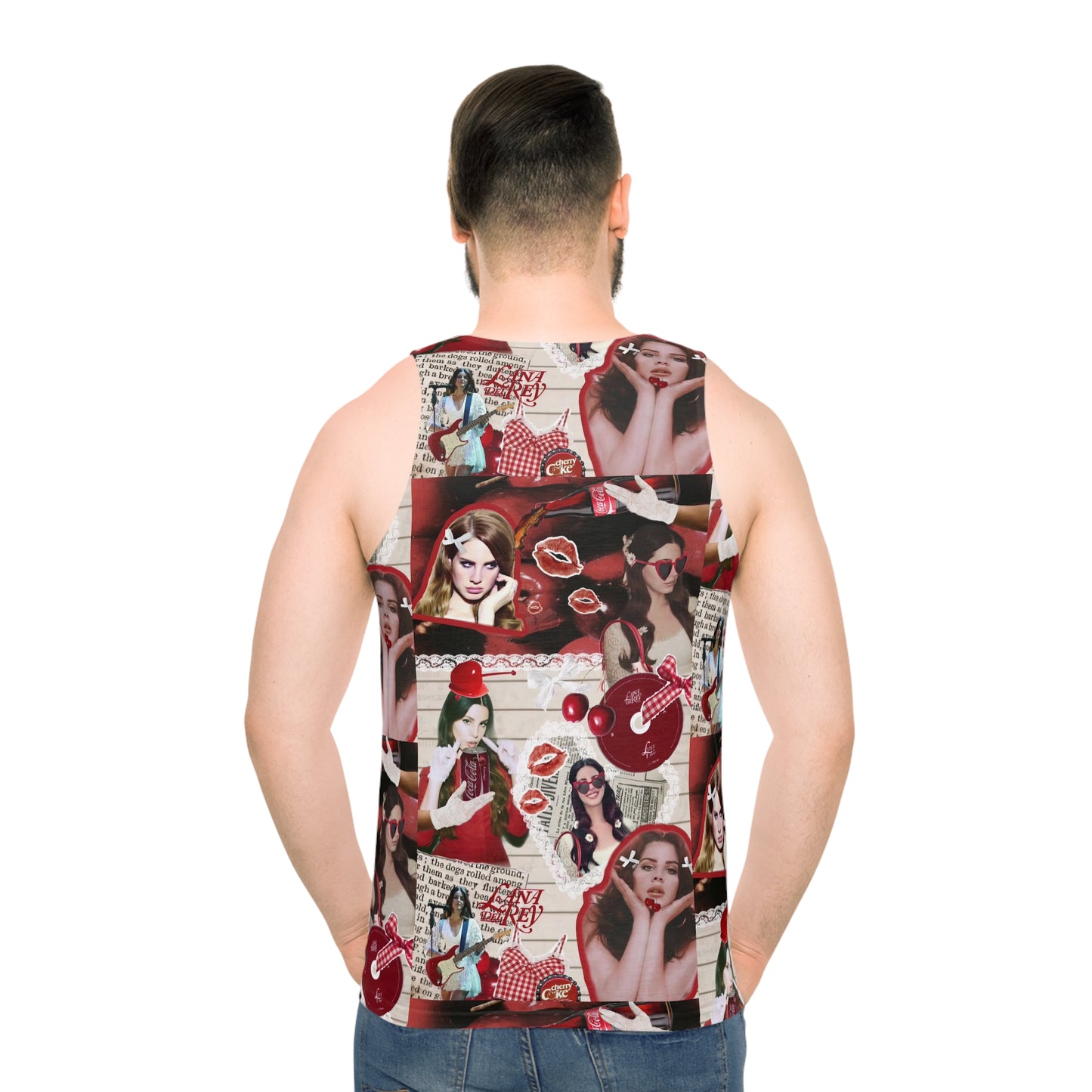 Lana Del Rey Cherry Coke Collage Unisex Tank Top