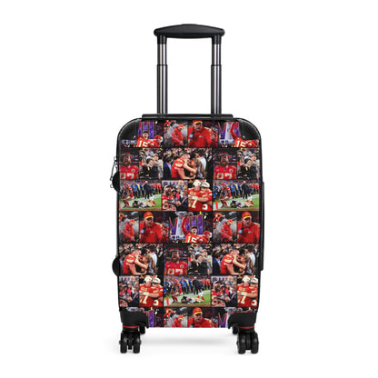 Kansas City Chiefs Superbowl LVIII Championship Victory Collage Suitcase