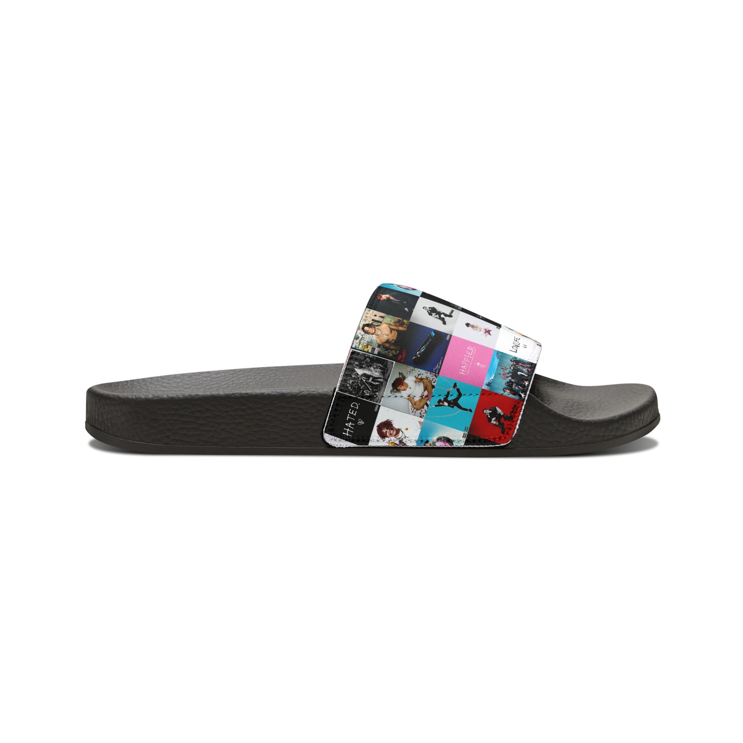 YUNGBLUD Album Cover Art Collage Youth Slide Sandals