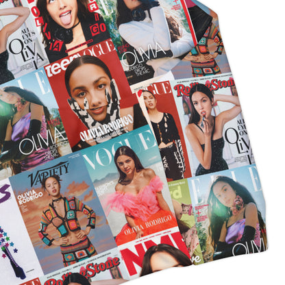 Olivia Rodrigo Magazine Cover Collage Pattern Girls Two Piece Swimsuit