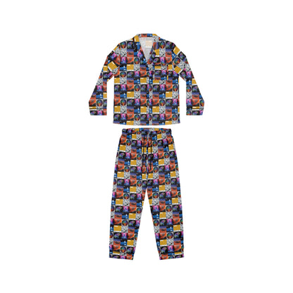 Muse Album Cover Collage Women's Satin Pajama Set