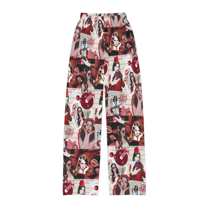 Lana Del Rey Cherry Coke Collage Kids Pajama Pants