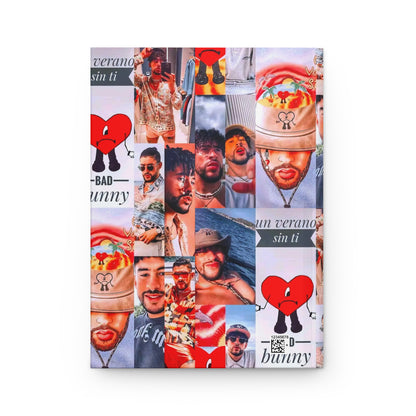 Bad Bunny Un Verano Sin Ti Photo Collage Hardcover Journal