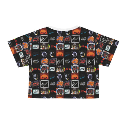 Daft Punk Album Cover Art Collage Crop Tee