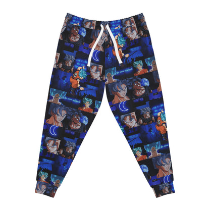 Dragon Ball Z Saiyan Moonlight Collage Athletic Joggers