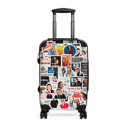 Morgan Wallen Sticker Collage Suitcase