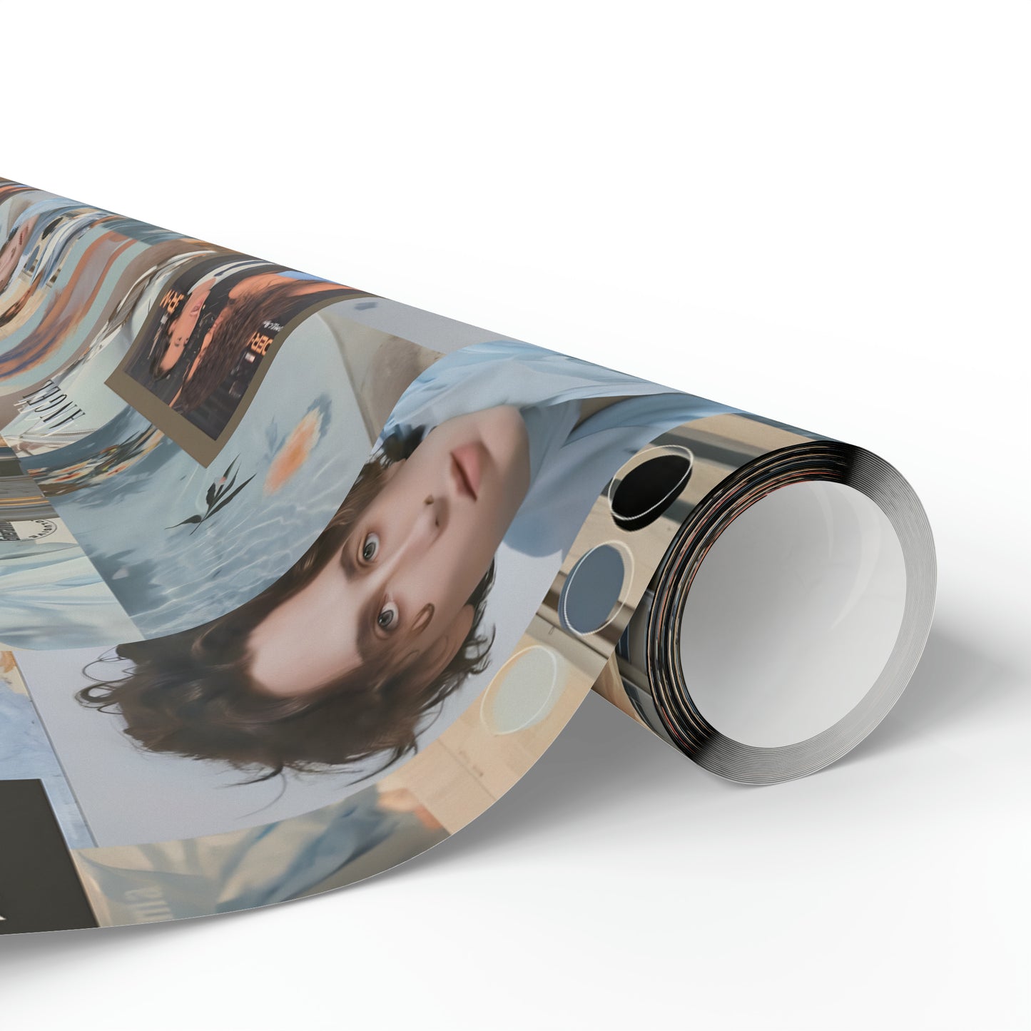 Timothee Chalamet And Zendaya Best Friend Collage Gift Wrapping Paper