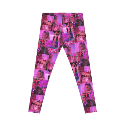 Ariana Grande 7 Rings Collage Women's Casual Leggings