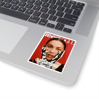 Olivia Rodrigo Teen Vogue Magazine Cover Kiss-Cut Sticker