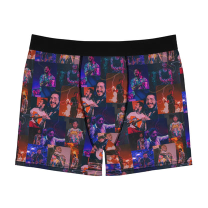 Post Malone Lightning Photo Collage Men's Boxer Briefs Underwear