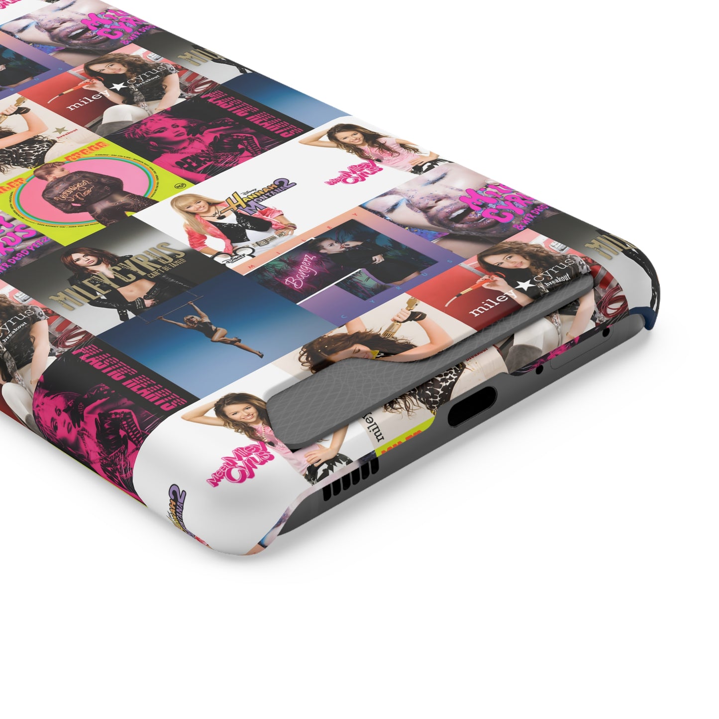 Miley Cyrus Album Cover Collage Phone Case With Card Holder