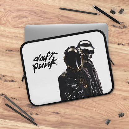 Daft Punk In Black Suits Laptop Sleeve