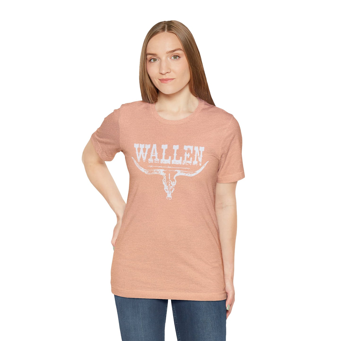 Morgan Wallen White Logo Unisex Jersey Short Sleeve Tee Shirt