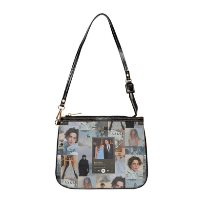 Timothee Chalamet And Zendaya Best Friend Collage Small Shoulder Bag