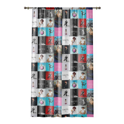 YUNGBLUD Album Cover Art Collage Window Curtain