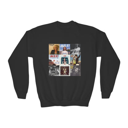 Lana Del Rey Album Cover Collage Youth Crewneck Sweatshirt