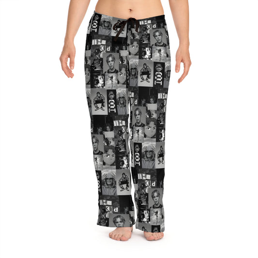 The Kid LAROI Black And White Collage Women's Pajama Pants