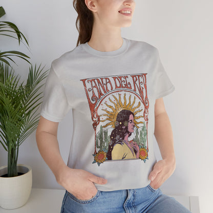 Lana Del Rey Vintage Artwork Unisex Jersey Short Sleeve Tee Shirt