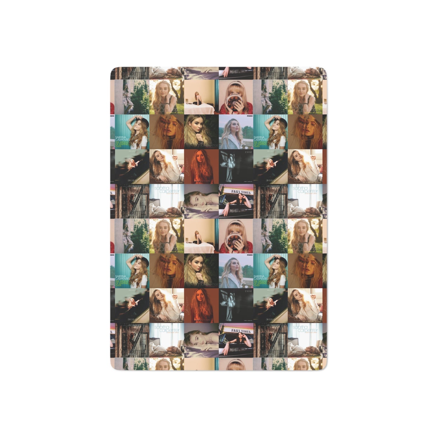 Sabrina Carpenter Album Cover Collage Playing Cards