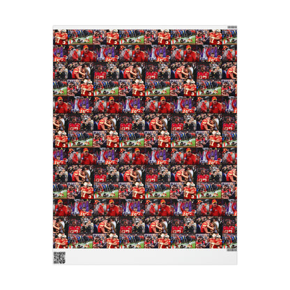 Kansas City Chiefs Superbowl LVIII Championship Victory Collage Gift Wrapping Paper