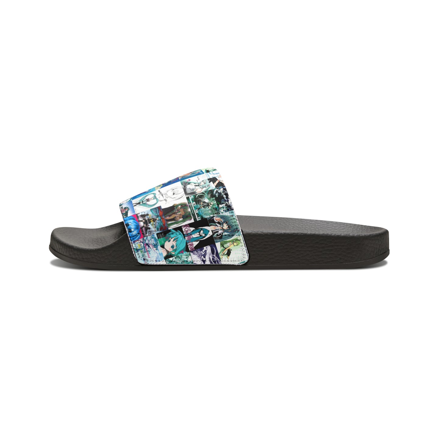 Hatsune Miku Album Cover Collage Women's Slide Sandals