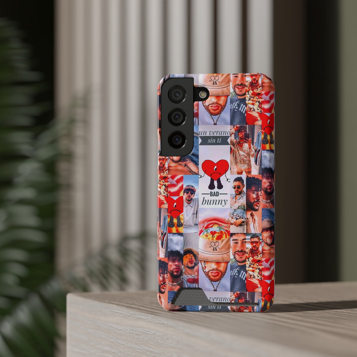 Bad Bunny Un Verano Sin Ti Photo Collage Phone Case With Card Holder