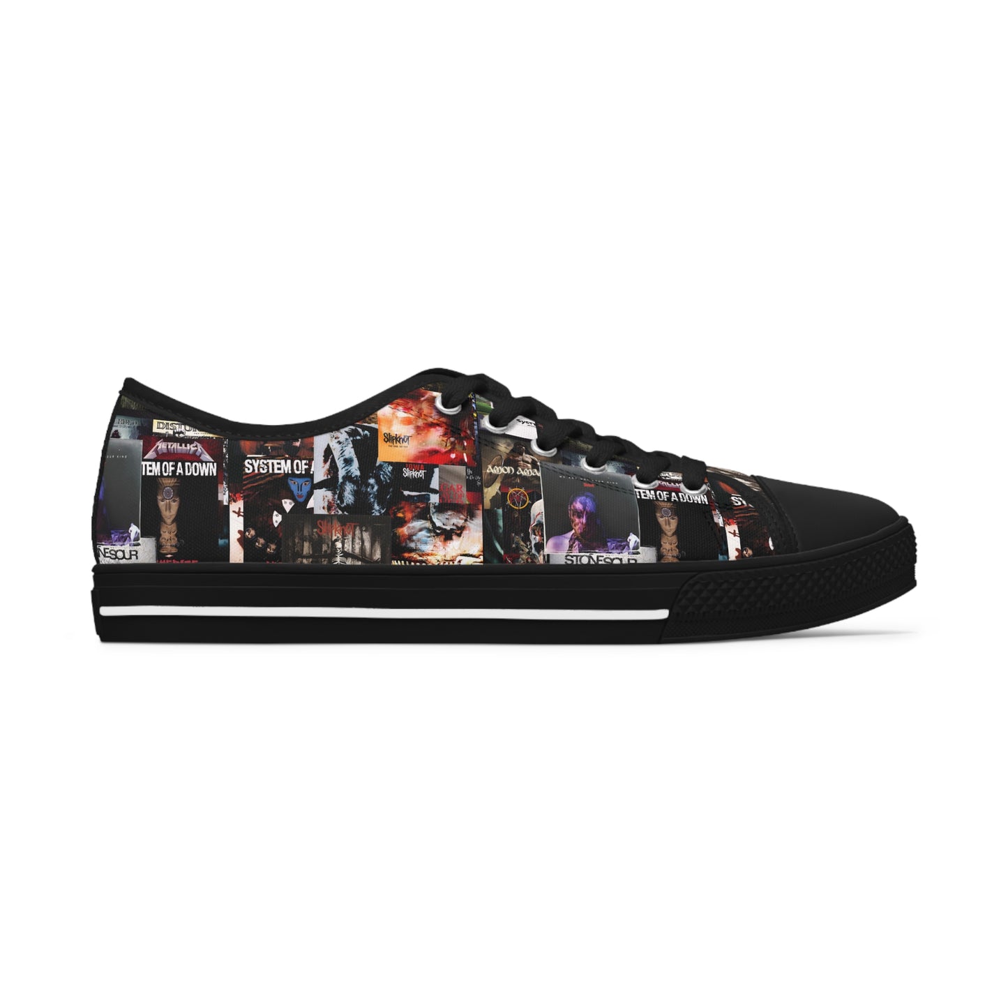 Slipknot Chaotic Album Art Collage Women's Low Top Sneakers