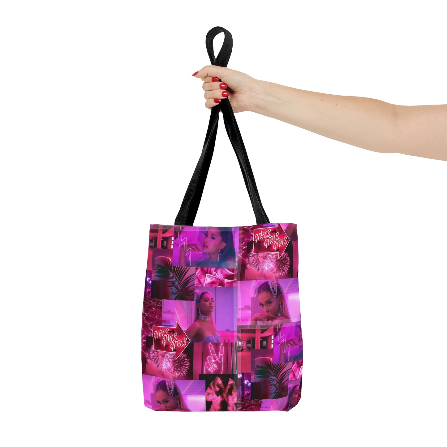 Ariana Grande 7 Rings Collage Tote Bag